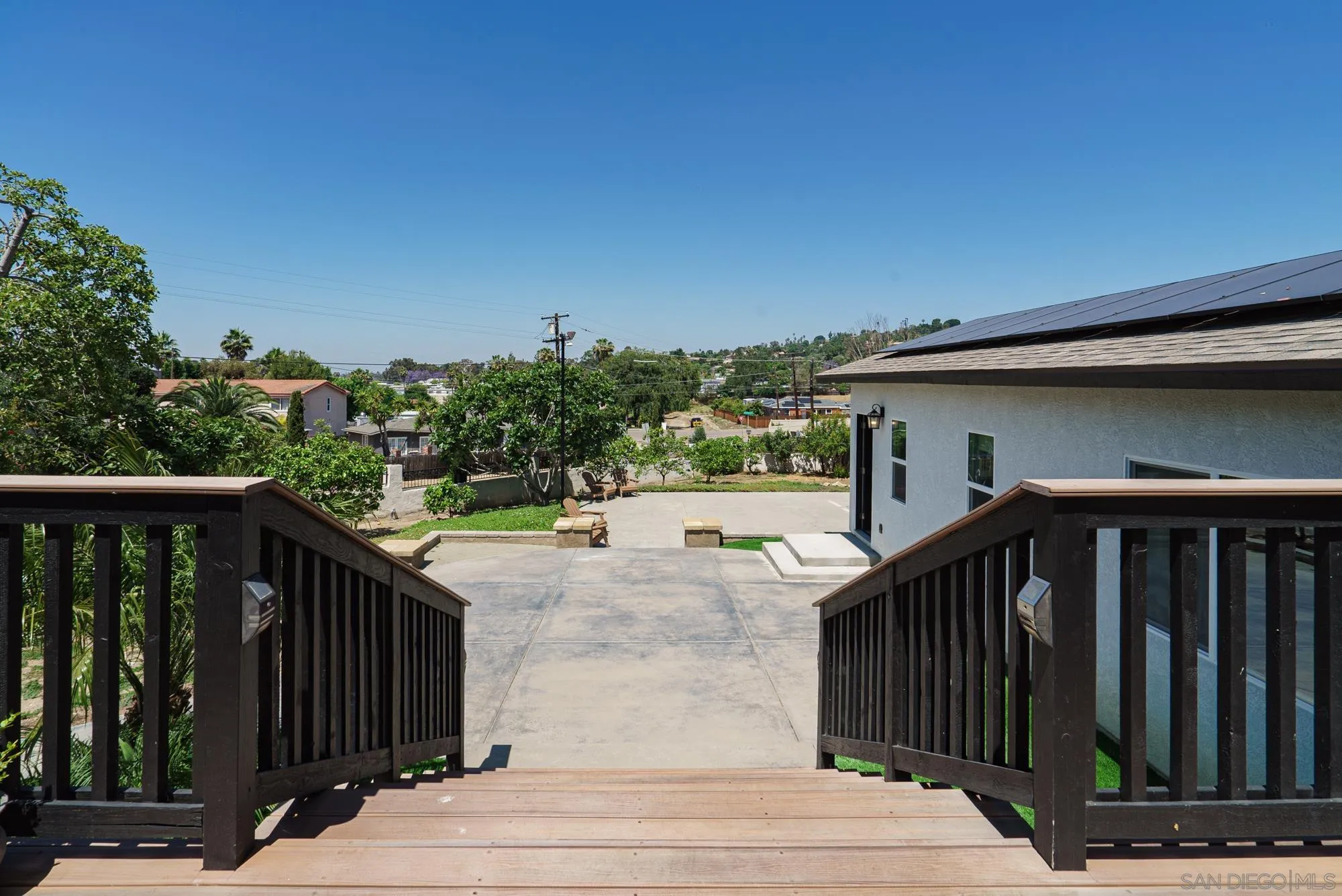 Sierra Madre Rd Spring Valley Spring Valley, CA 91977 - Photo 19 of 19 a view of deck with wooden floor and fence