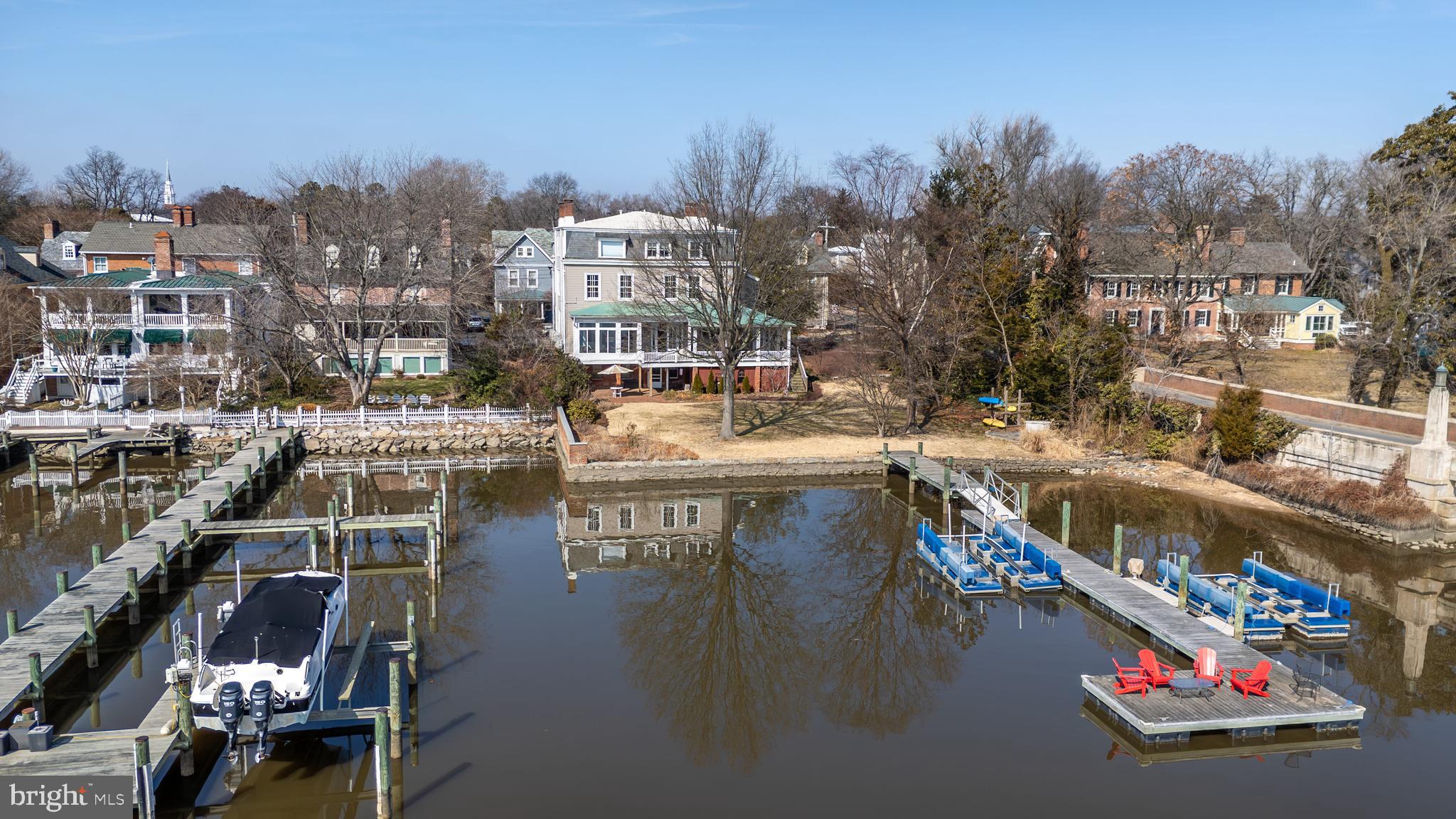 117 North Water Street, Unit 2A Chestertown, MD 21620 - Photo 9 of 24 a view of yard with seating area and trees