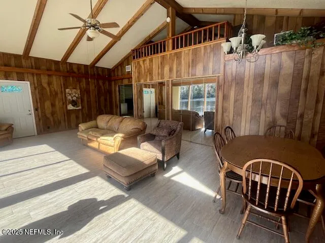 a outdoor space with furniture