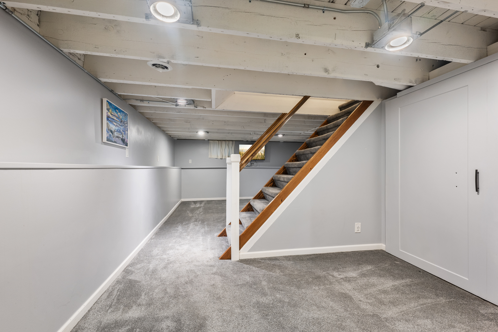 170 East Old Elm Road Lake Forest, IL 60045 - Photo 20 of 31 a view of an empty room with stairs