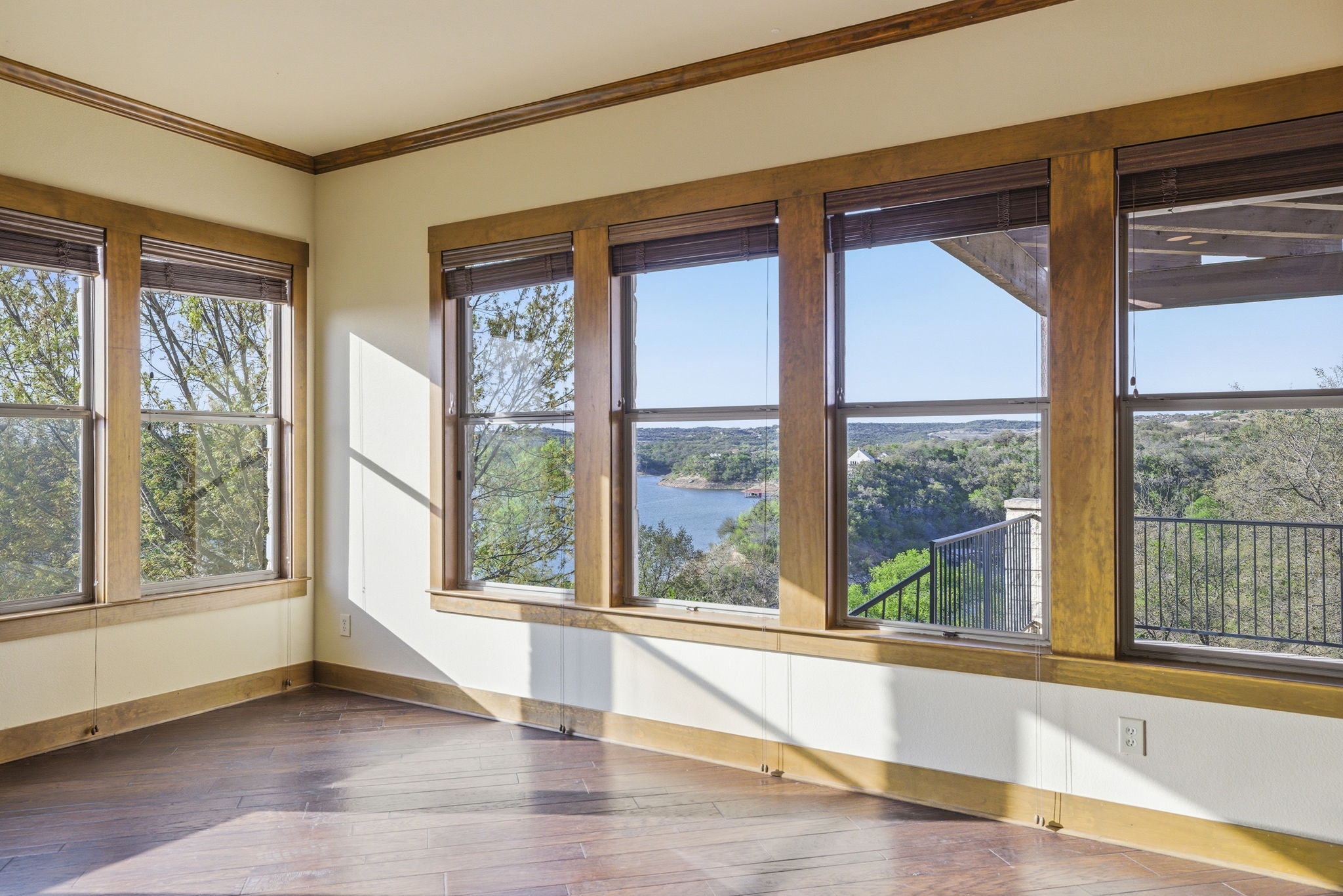 5010 Lookout Ridge Drive Marble Falls, TX 78654 - Photo 25 of 40 Unfurnished sunroom with a water view