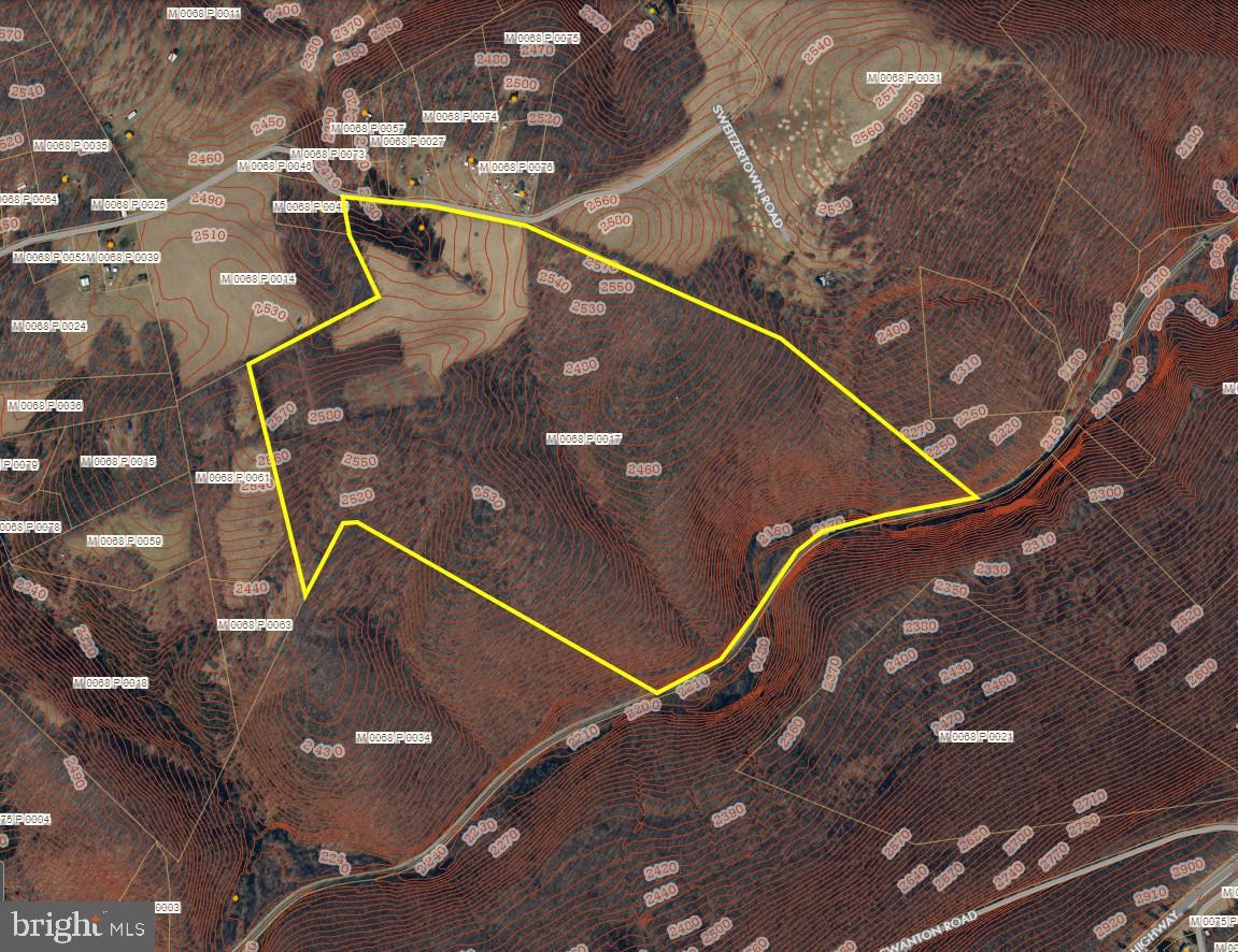 760 Sweitzertown Road Swanton, MD 21561 - Photo 8 of 8 Each red line indicates 10 feet of elevation.