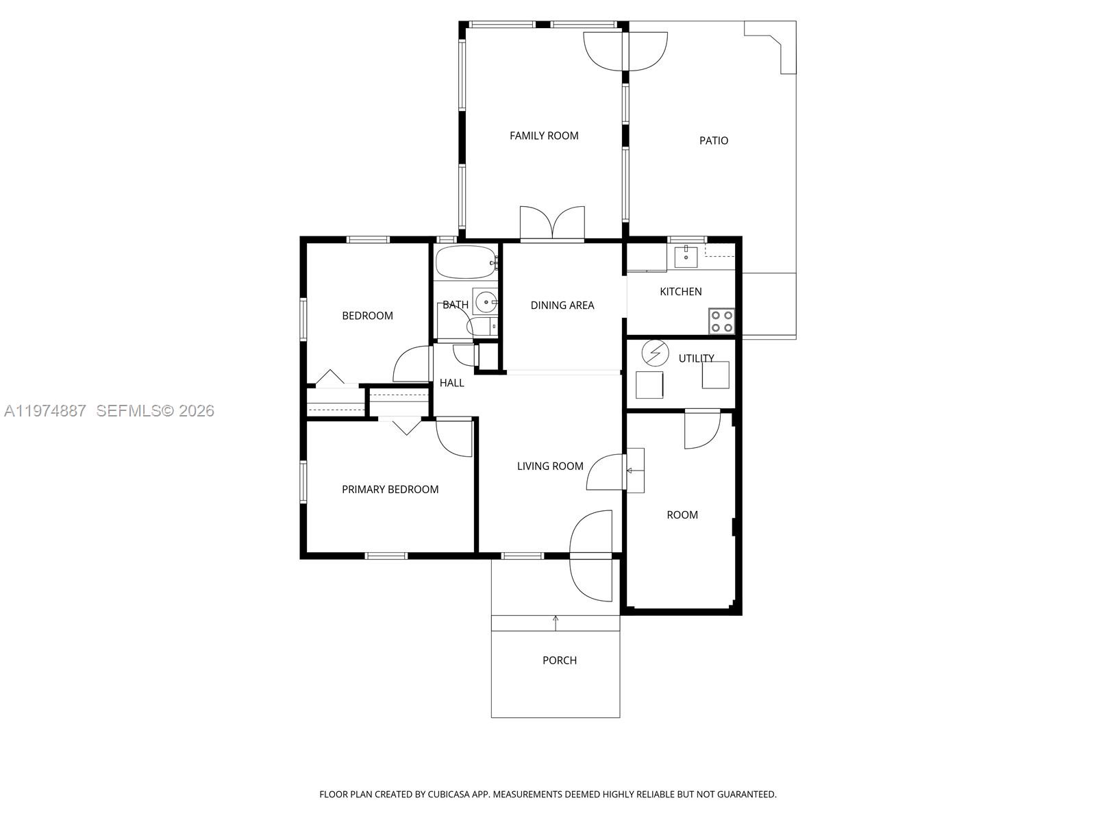 5900 Southwest 60th Street Miami, FL 33143 - Photo 9 of 9 a picture of floor plan