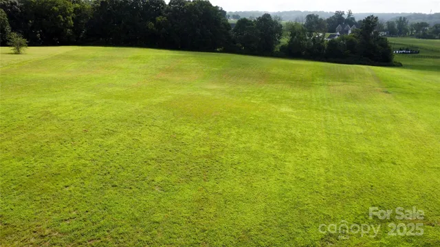 a view of yard with swimming pool and green space