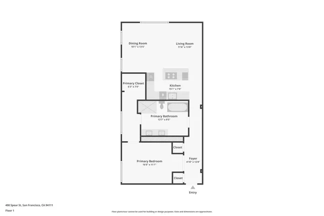 a view of a pathway of a building