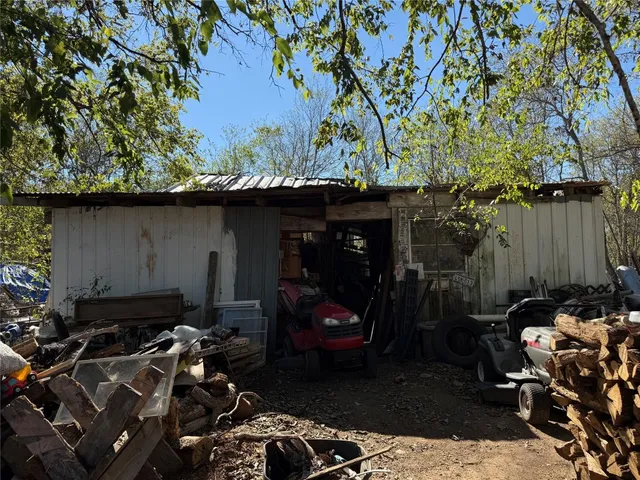 a view of outdoor sitting area