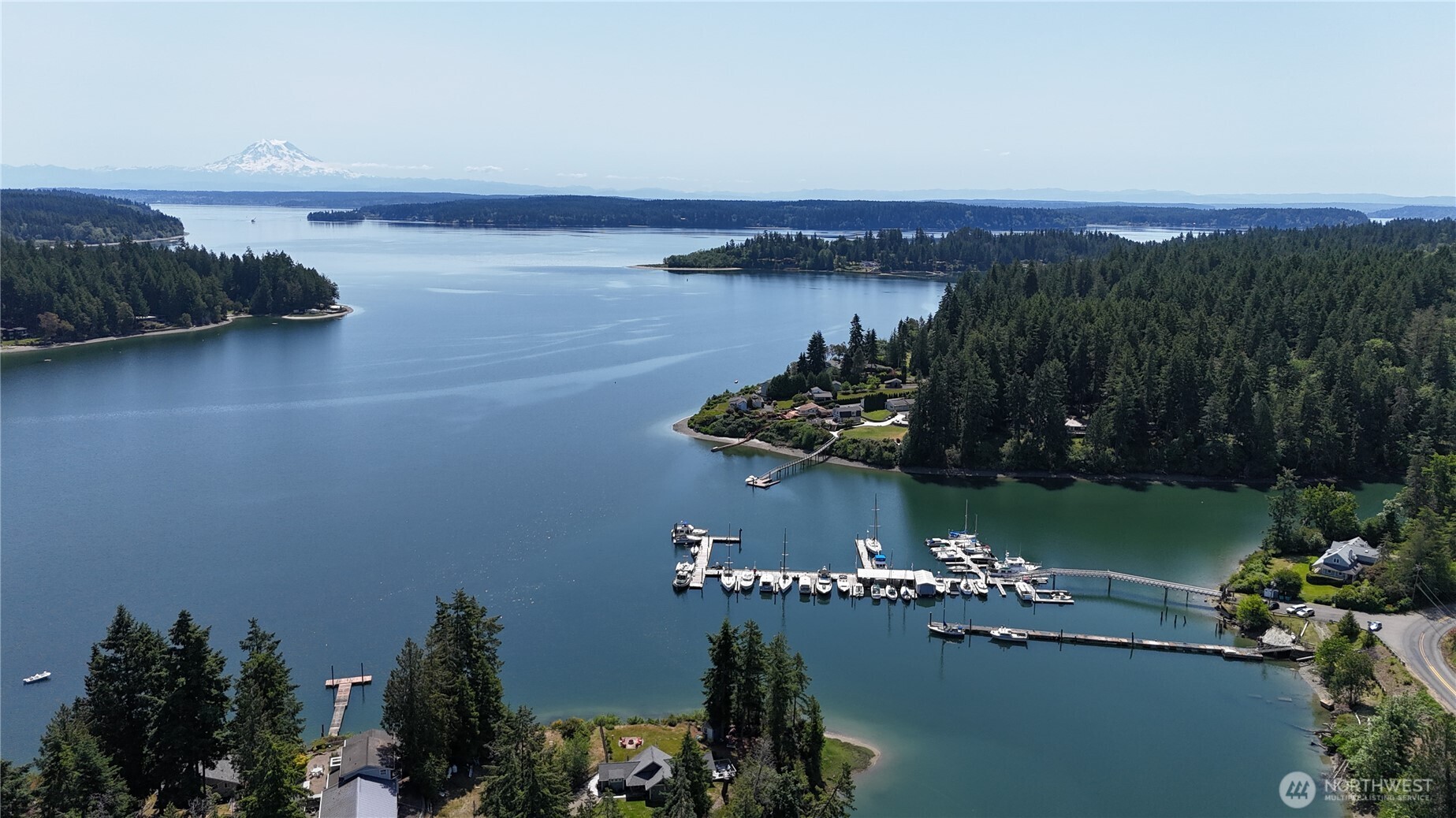 19789 Erickson Road Southwest Longbranch, WA 98349 - Photo 11 of 17 a view of a lake and a mountain