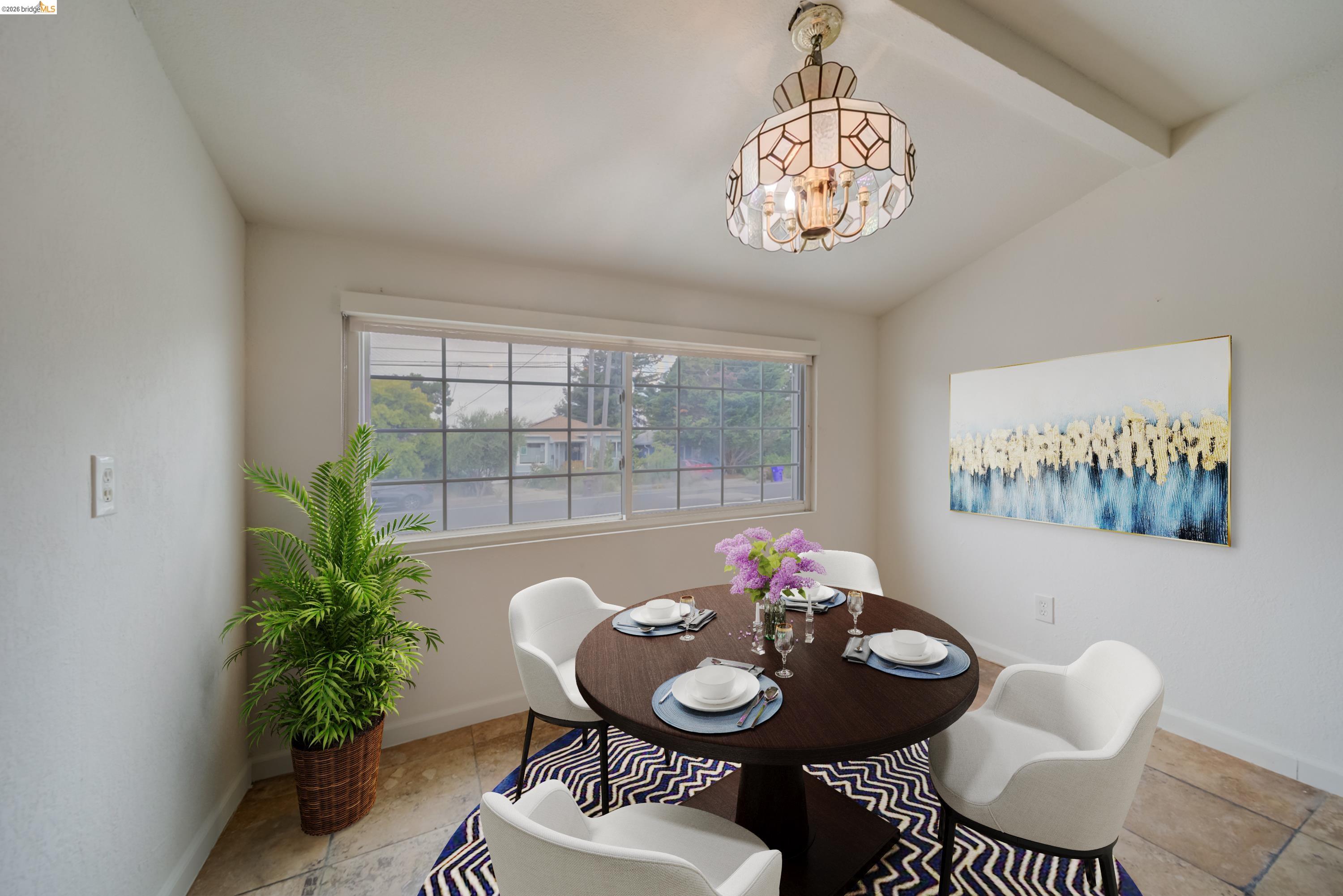 844 37th Street Richmond, CA 94805 - Photo 17 of 35 a view of a dining room with furniture window and outside view