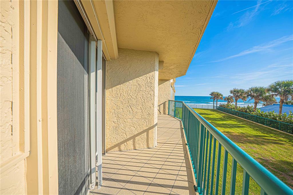 4575 South Atlantic Avenue, Unit 6209 Ponce Inlet, FL 32127 - Photo 16 of 31 a view of balcony with furniture