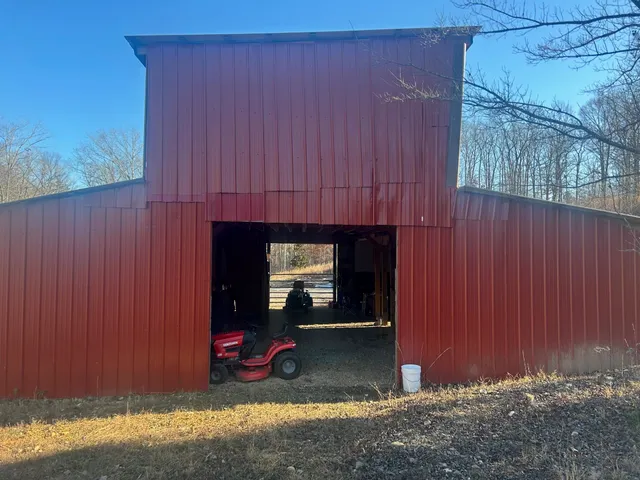 a view of a door and outdoor space