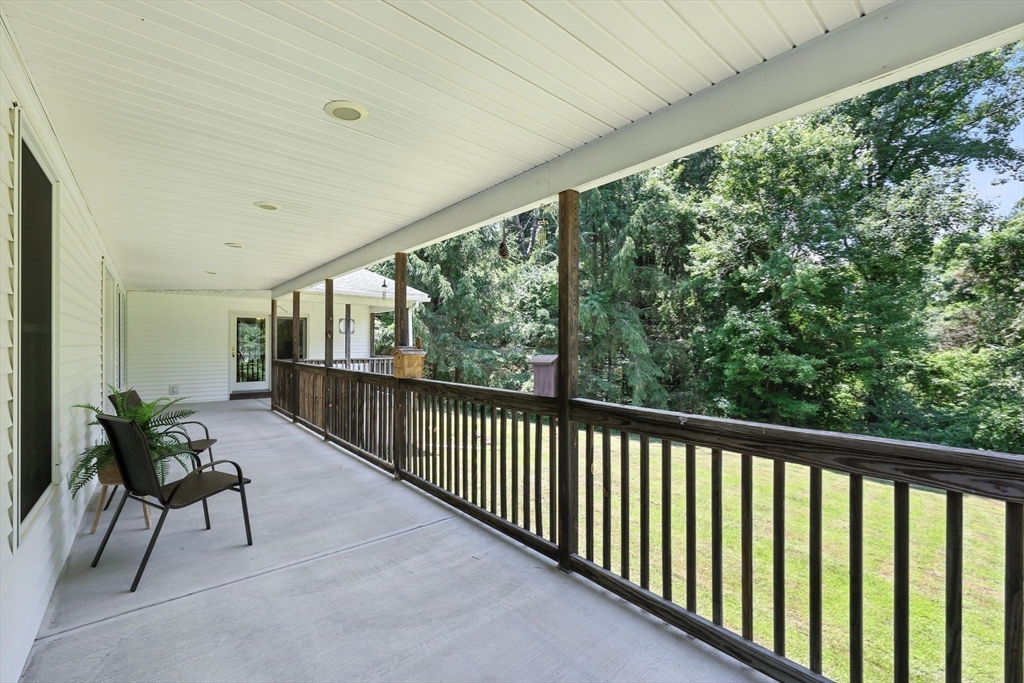 285 Lower Hampden Road Monson, MA 01057 - Photo 25 of 40 a view of balcony with furniture