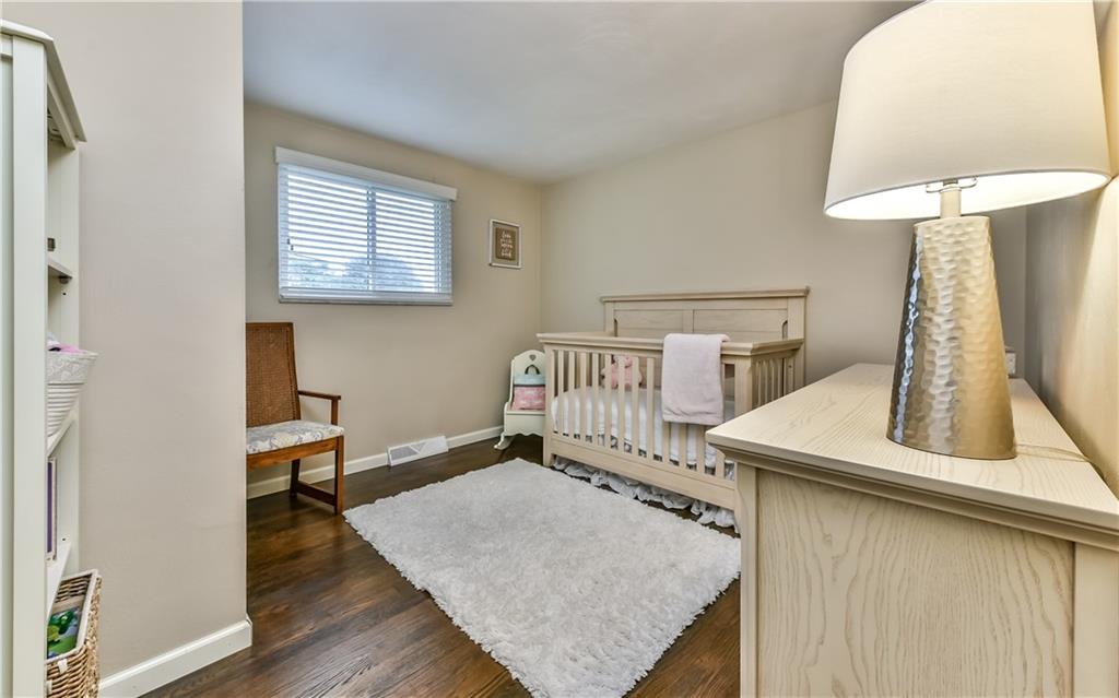 704 Flint Road Allison Park, PA 15101 - Photo 13 of 24 3rd Bedroom with Hardwood Floors