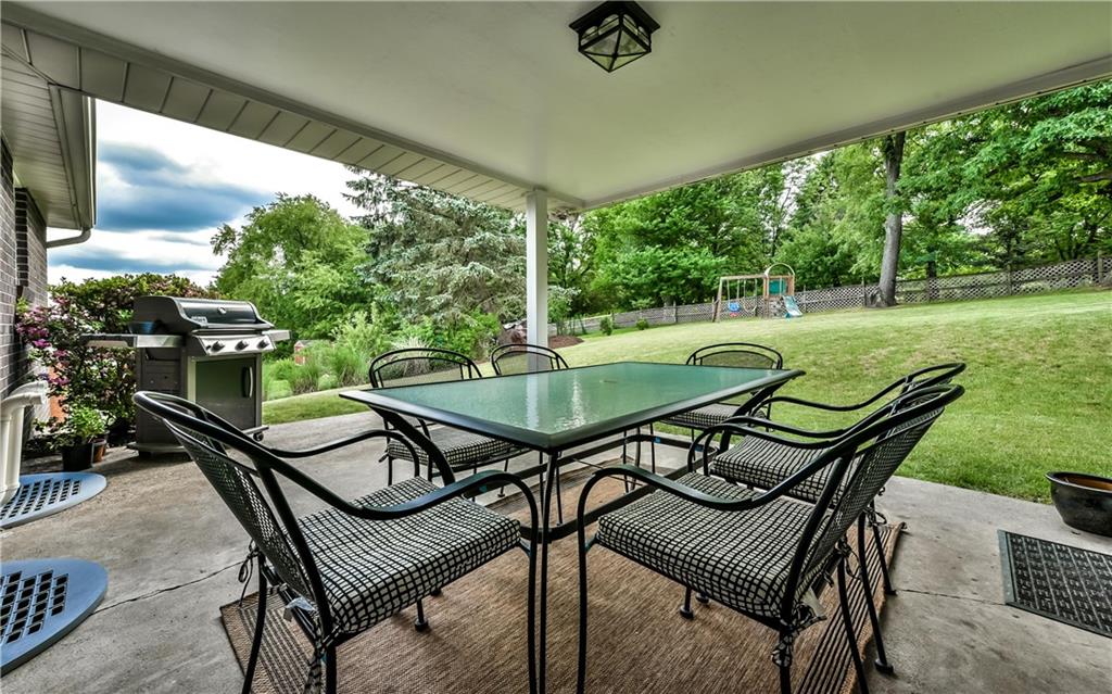 704 Flint Road Allison Park, PA 15101 - Photo 21 of 24 Covered Back Patio and Backyard!