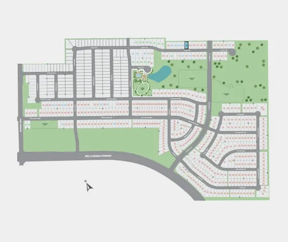 an aerial view of a pool patio outdoor seating and outdoor kitchen view
