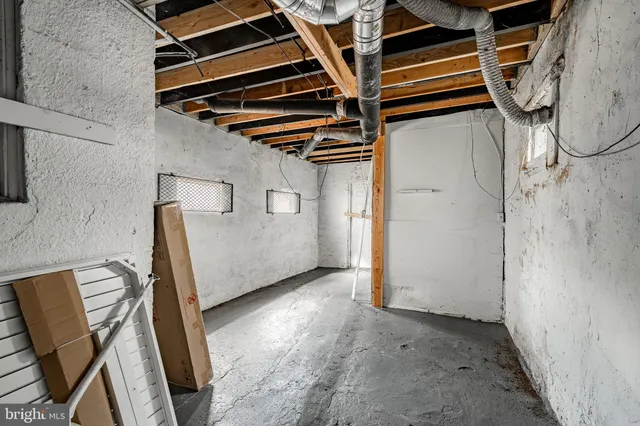 a view of a storage & utility room