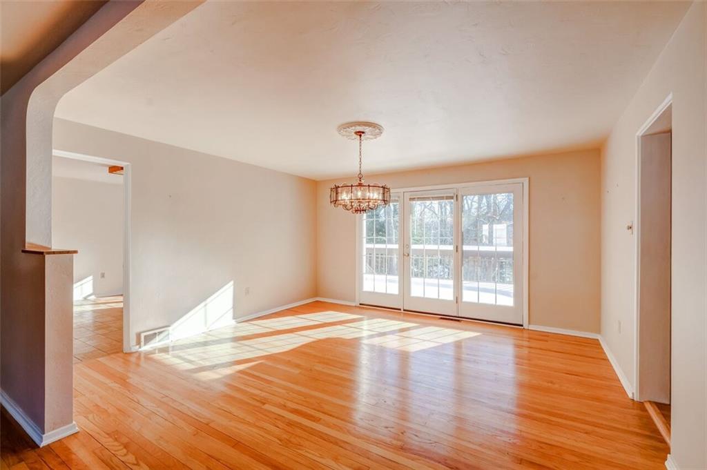 210 Crestmont Road Pittsburgh, PA 15237 - Photo 4 of 24 Another view of the dining room that offers access to the decks.