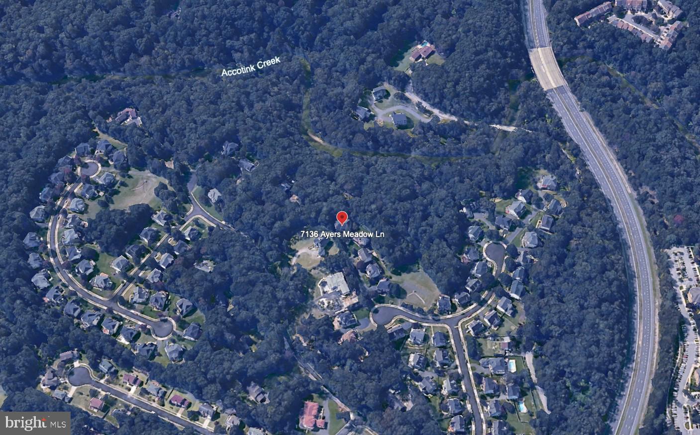 7136 Ayers Meadow Lane Springfield, VA 22150 - Photo 3 of 53 Aerial Photo 7136 AML