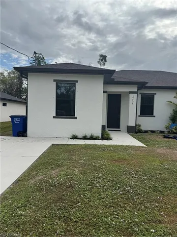 a backyard of a house