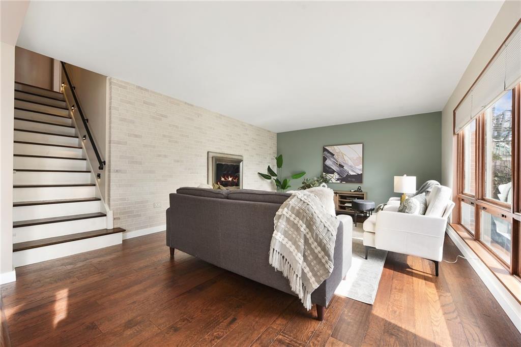 6913 Merton Road Pittsburgh, PA 15202 - Photo 5 of 48 a living room with furniture and a wooden floor