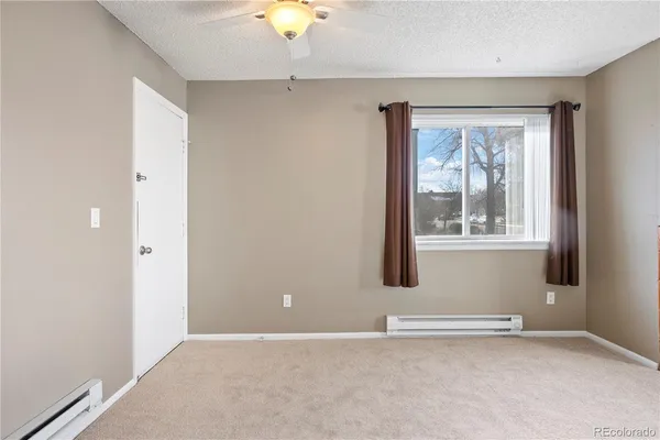 an empty room with window