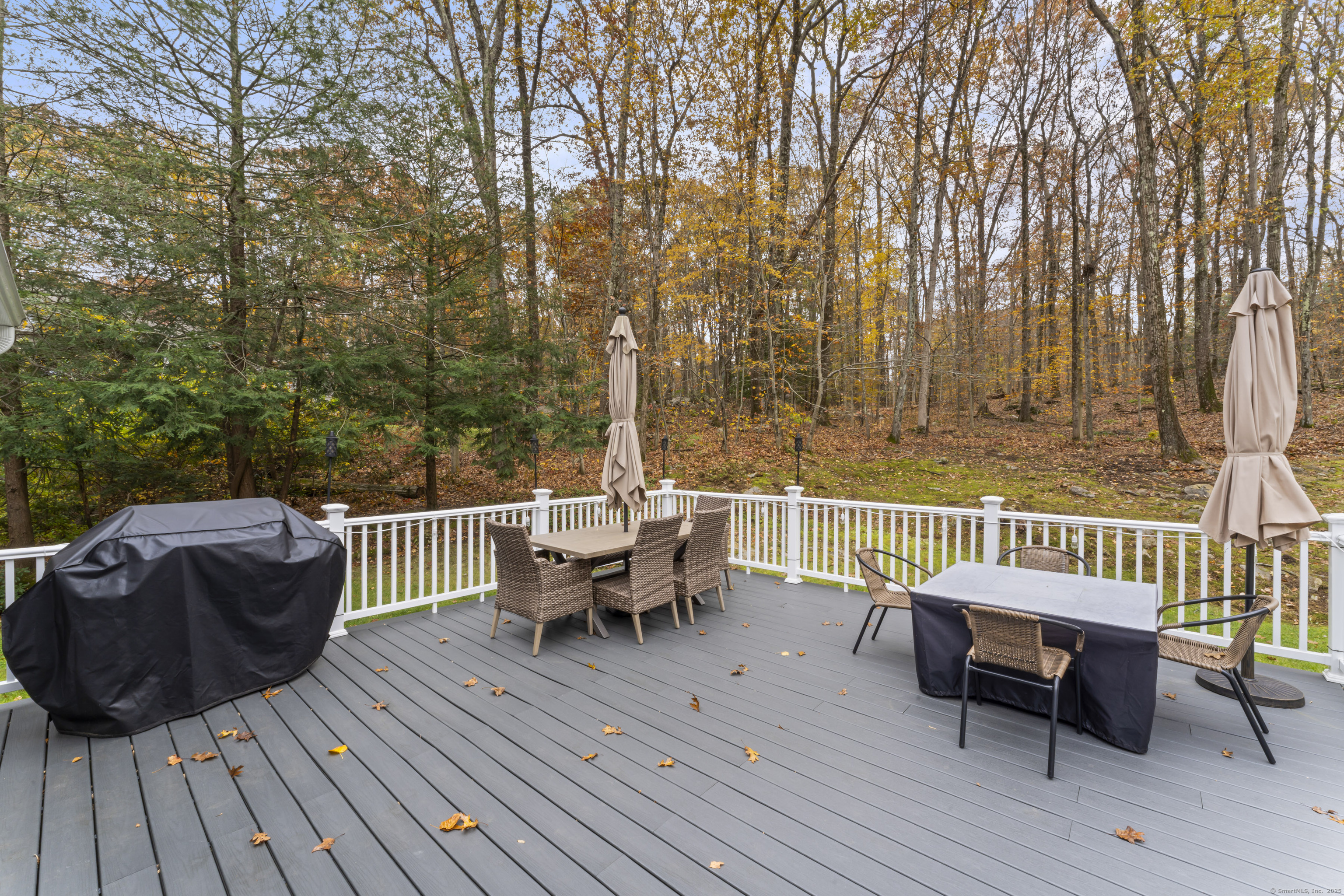 8 Possum Ridge Road Newtown, CT 06470 - Photo 36 of 38 a view of a patio with a patio