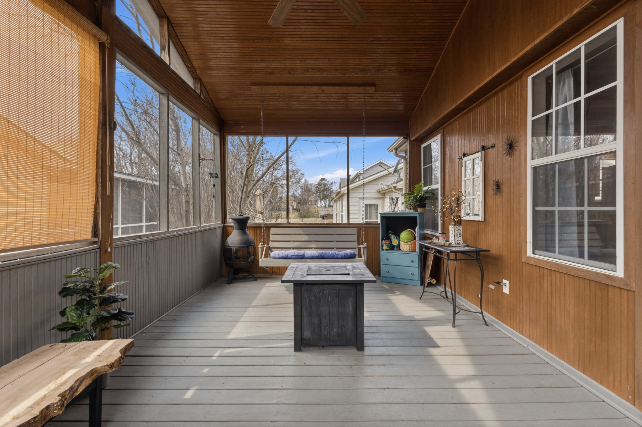 120 River Bend Road Hendersonville, TN 37075 - Photo 24 of 26 a view of a balcony with chairs and wooden floor