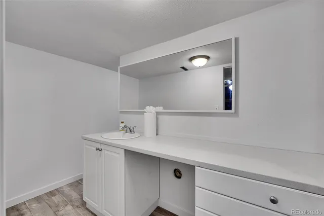 a storage room with washer and dryer