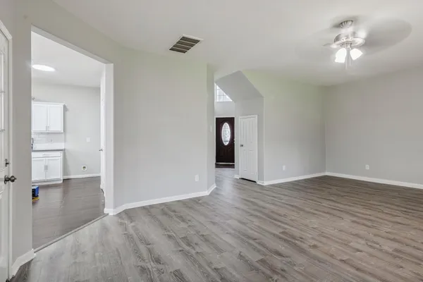 wooden floor in an empty room