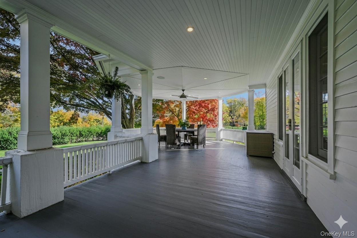 24 Harbor Hill Road Huntington Bay, NY 11743 - Photo 9 of 46 a view of a porch and garden