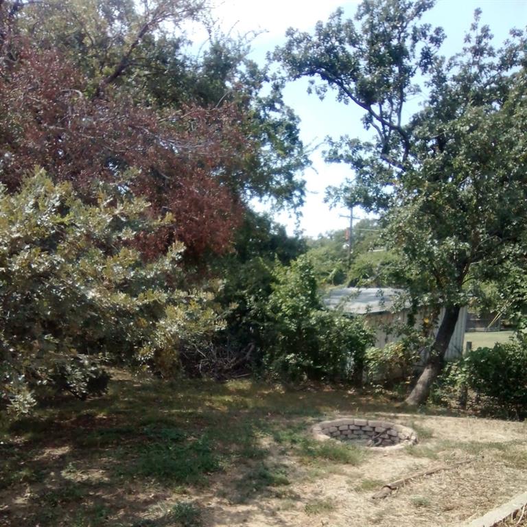 5786 Rockhill Road Fort Worth, TX 76112 - Photo 6 of 26 a view of a dry yard with trees