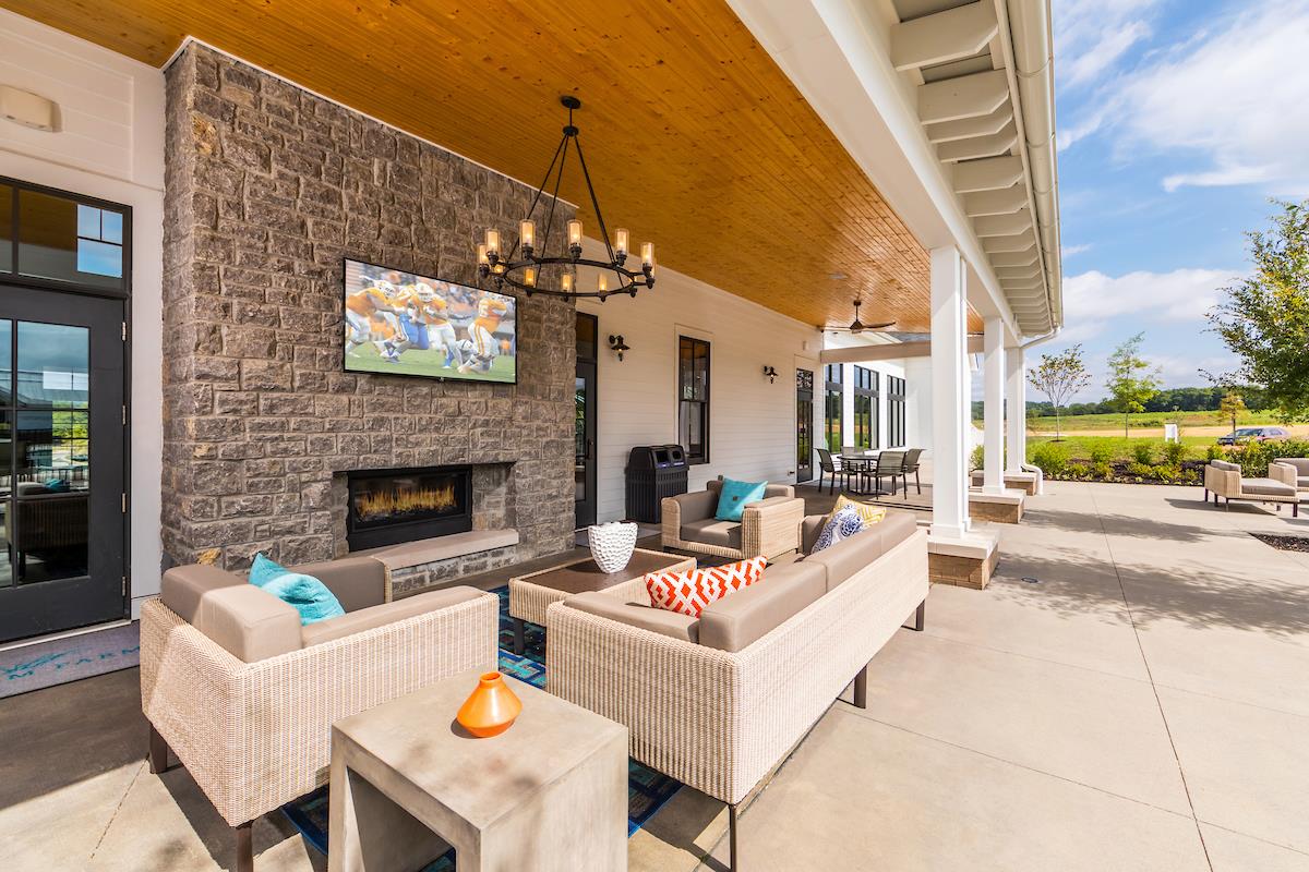 115 Nighthawk Road Hendersonville, TN 37075 - Photo 24 of 28 Durham Farms Living! Outdoor seating, fireplace, and more!