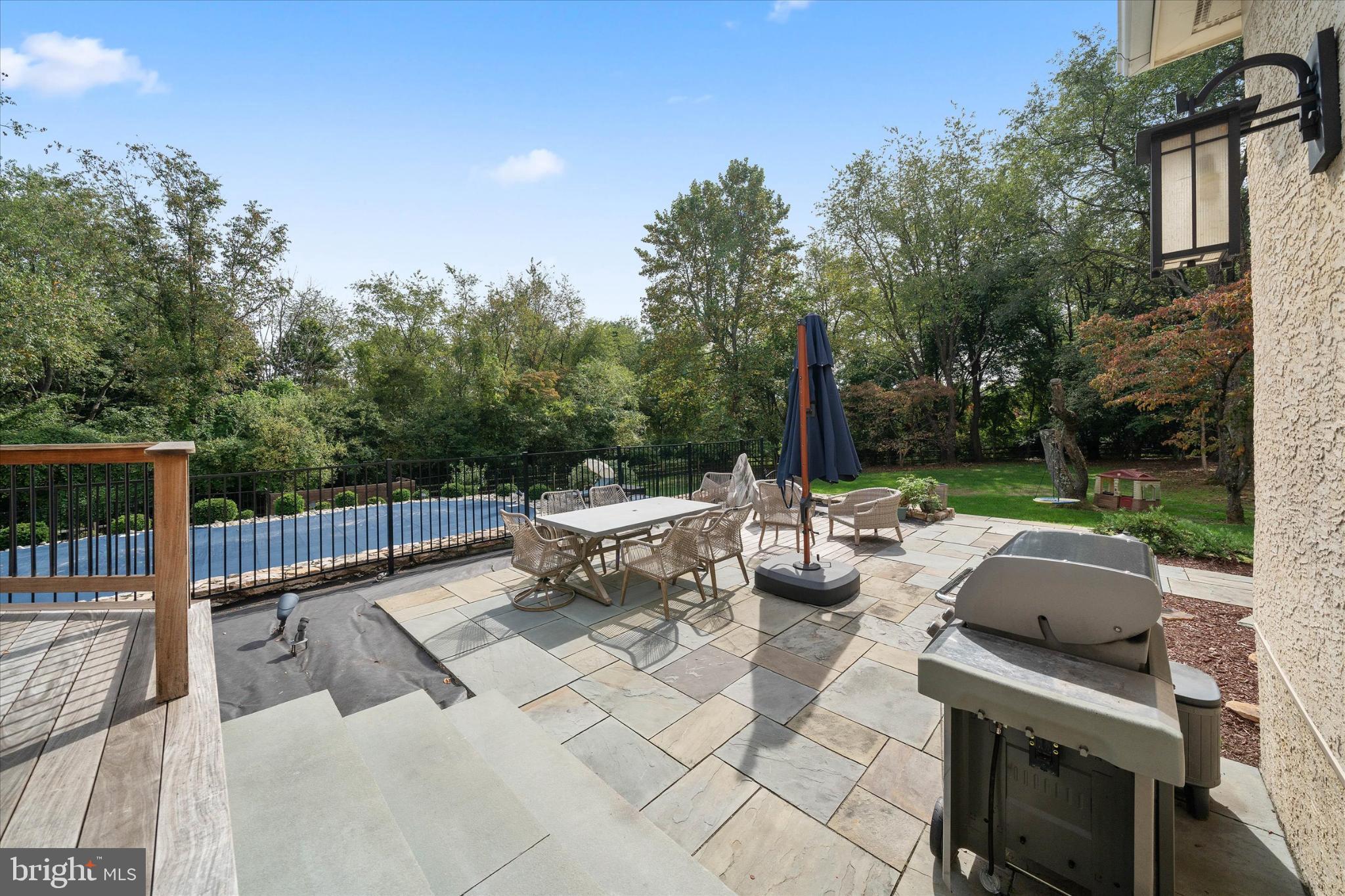 1540 Fairville Road Chadds Ford, PA 19317 - Photo 73 of 86 Serene outdoor retreat with poolside views.