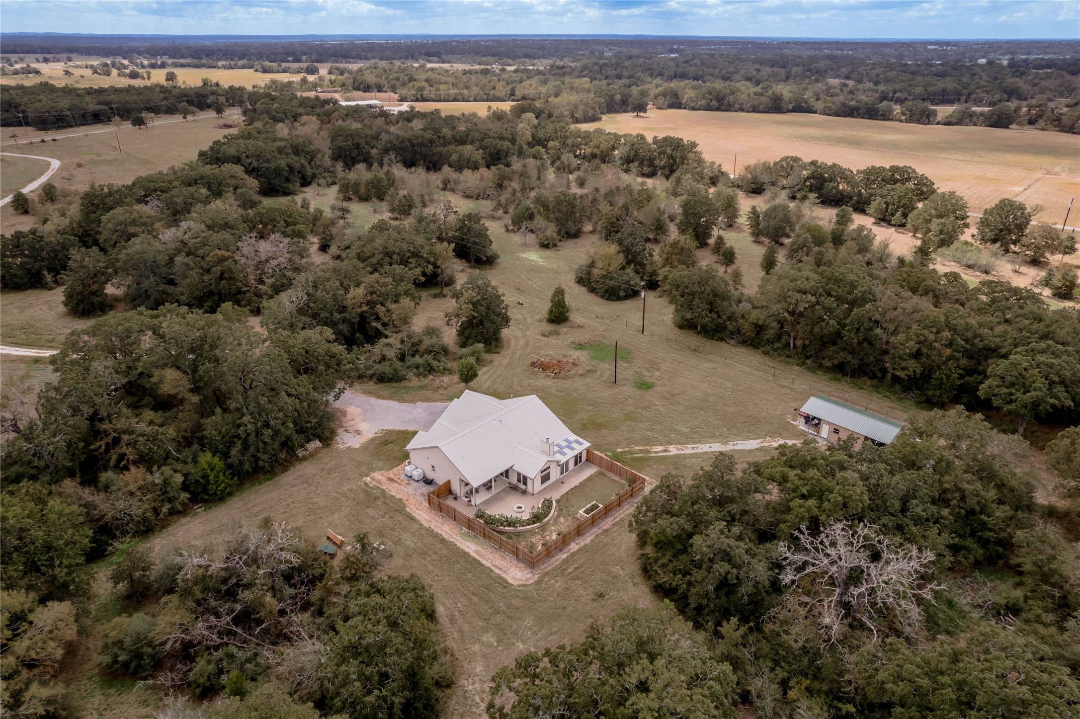 2803 Fm 2158 Midway, TX 75852 - Photo 48 of 49 an aerial view of a house with a yard