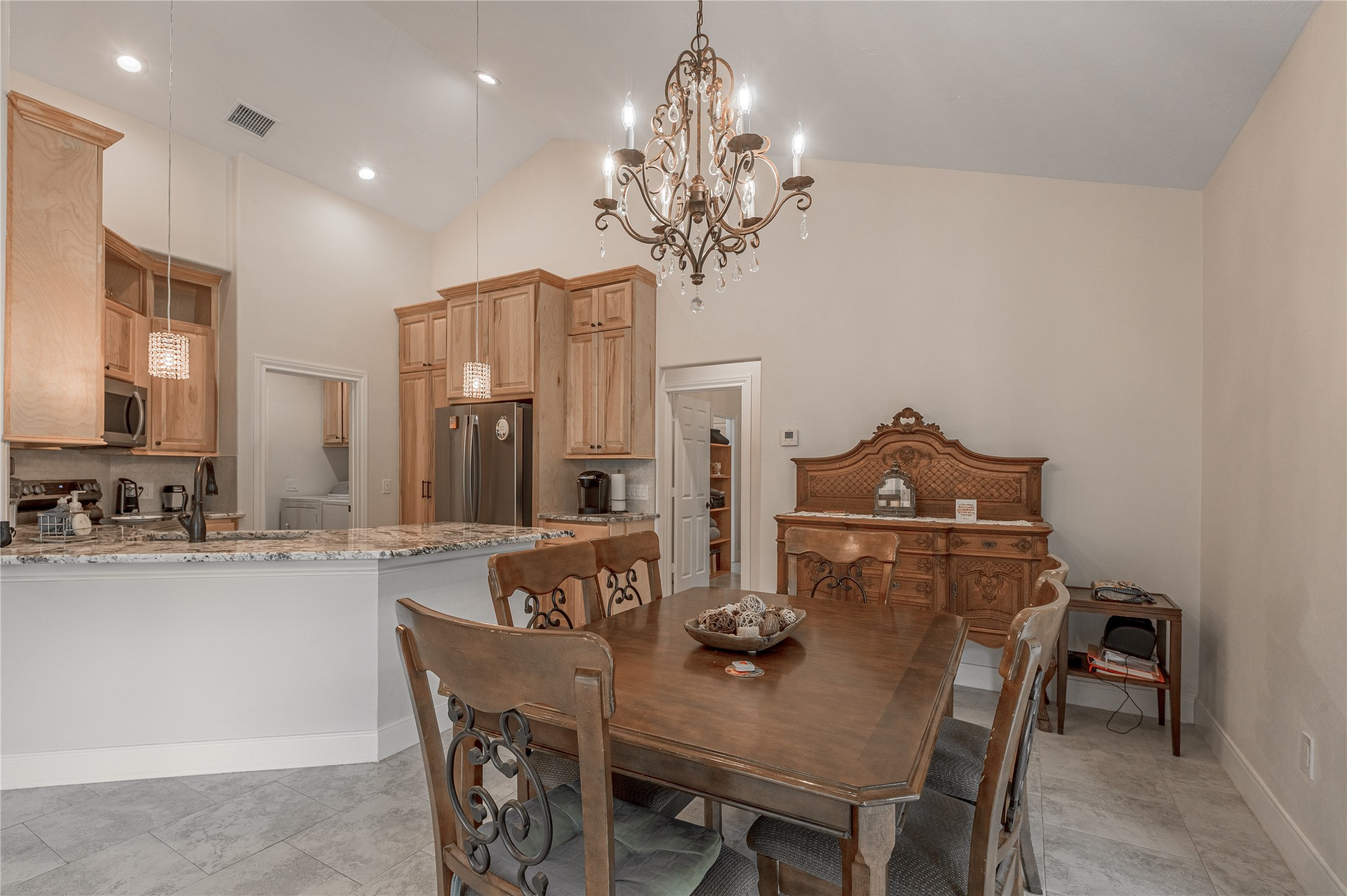 2803 Fm 2158 Midway, TX 75852 - Photo 8 of 49 a view of a dining room with furniture and chandelier