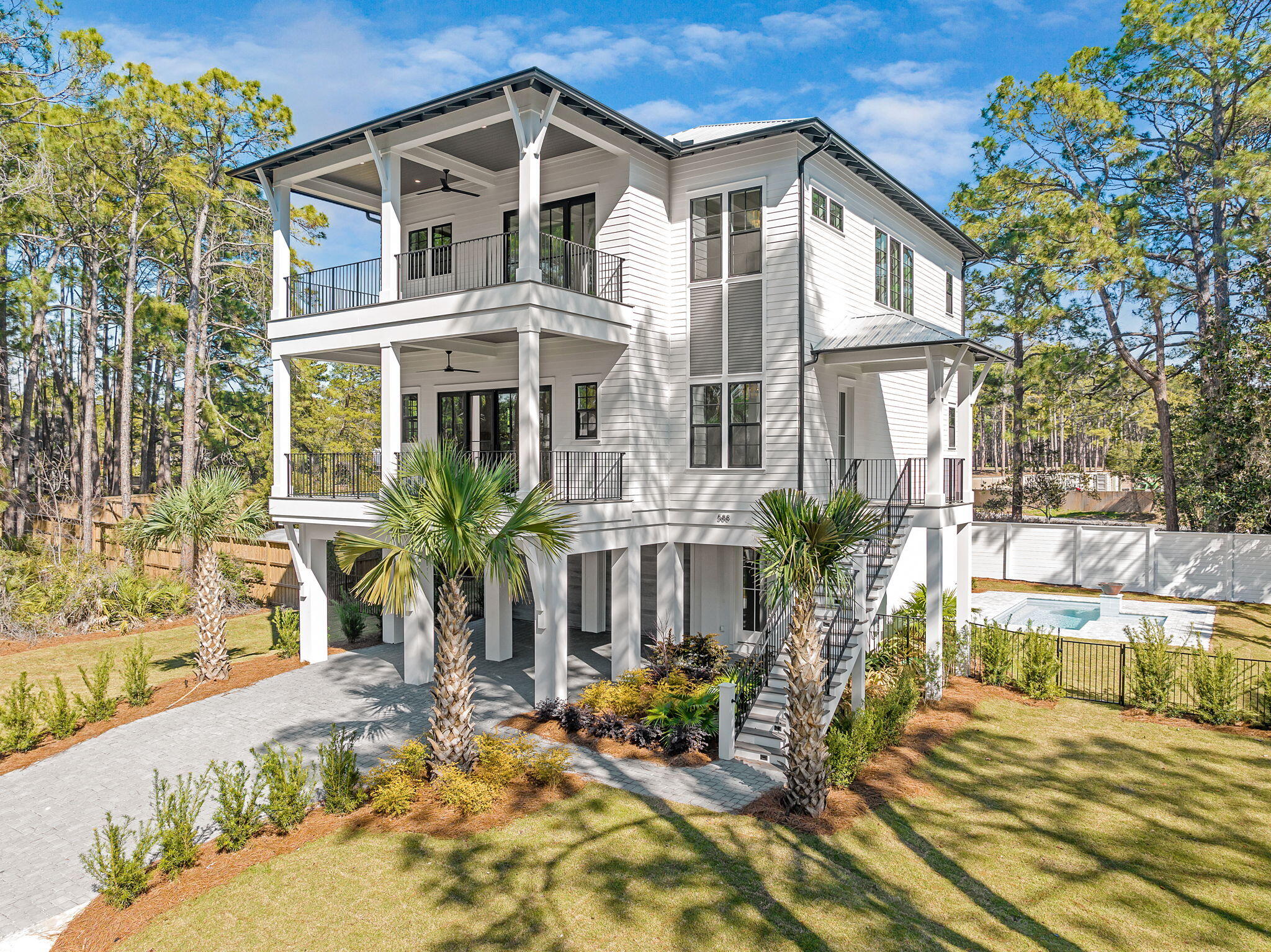 588 Allen Loop Drive Santa Rosa Beach, FL 32459 - Photo 10 of 17 Image #10 | Daytime angled exterior of e