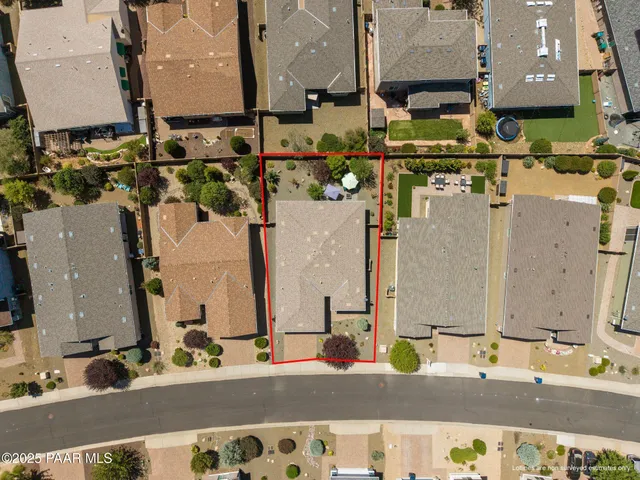 a view of a house with a large window