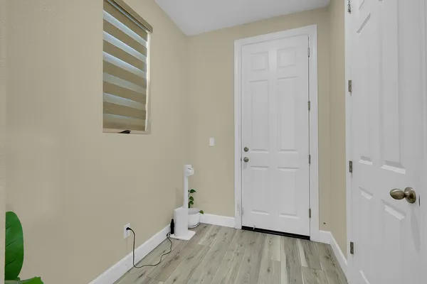 a view of an empty room