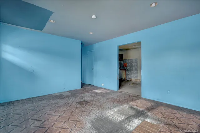 a view of a big room with closet and natural light