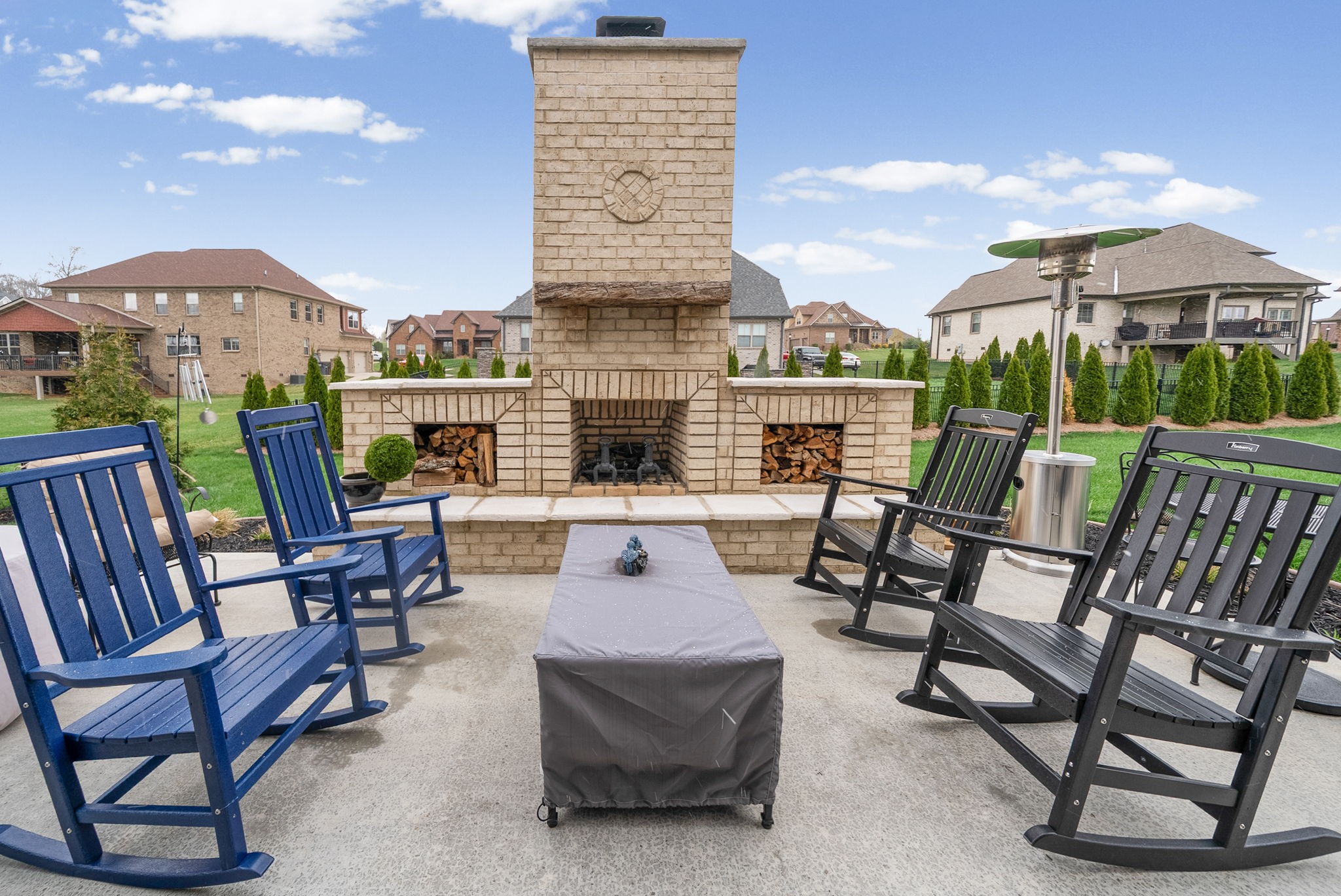 1457 Collins View Way Clarksville, TN 37043 - Photo 37 of 48 a view of a patio with couches table and chairs