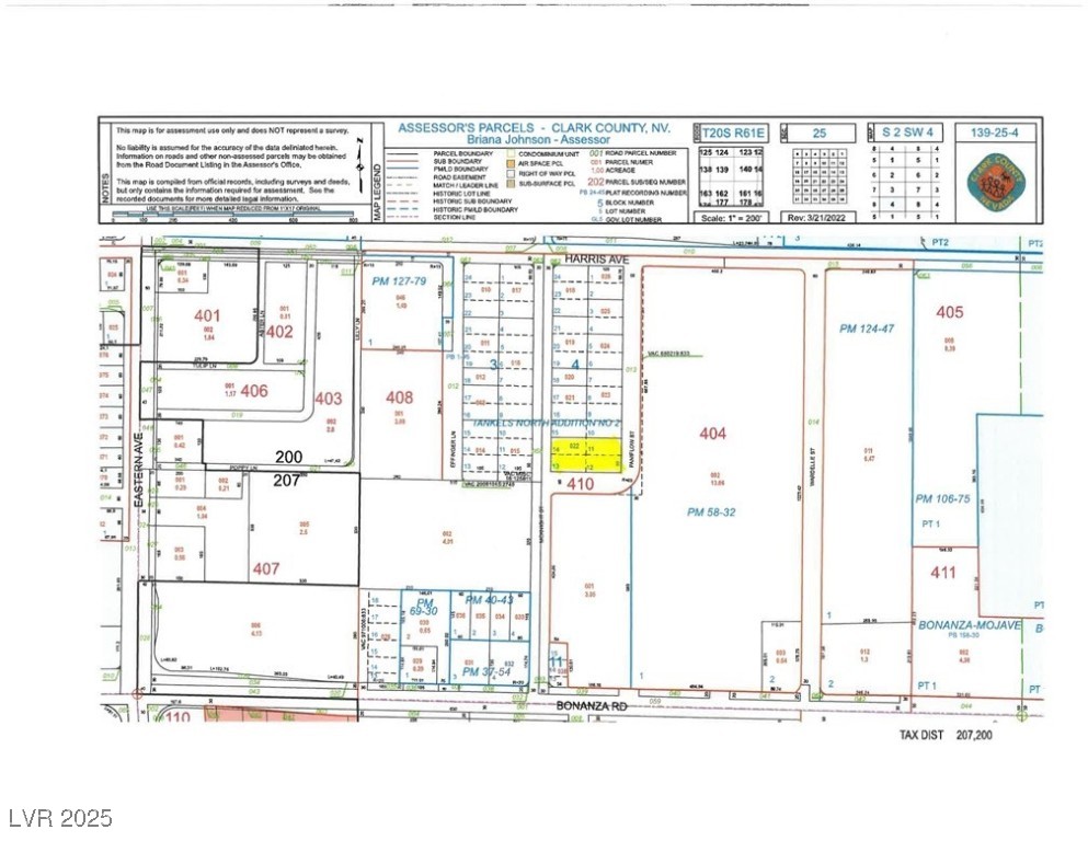 Mcknight Street Las Vegas, NV 89101 - Photo 11 of 17 Map of parcels