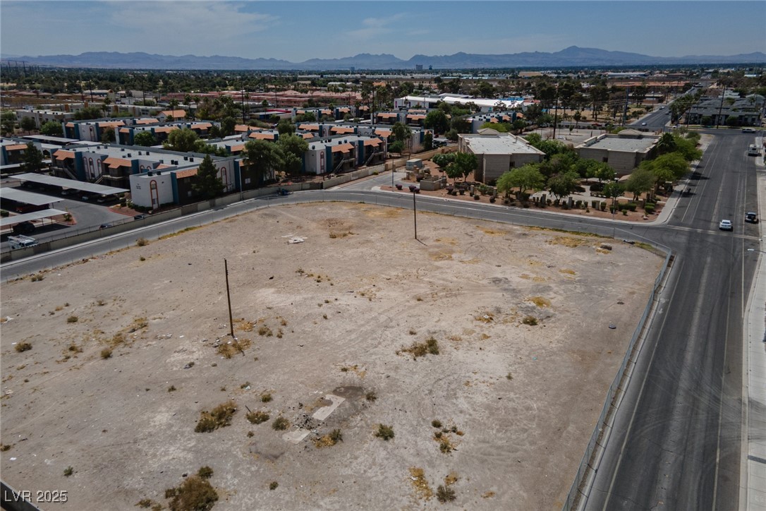 Mcknight Street Las Vegas, NV 89101 - Photo 3 of 17 Aerial view of property's location with mountains