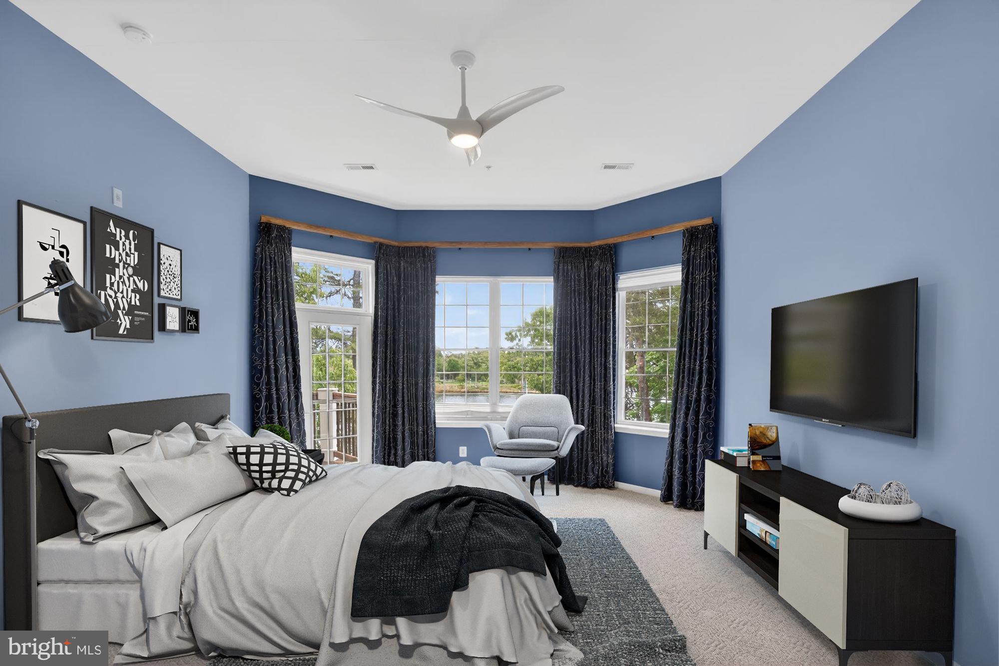 733 Runabout Loop, Unit 733 Solomons, MD 20688 - Photo 19 of 50 Spacious primary suite-virtually staged