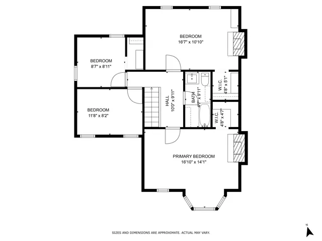 a picture of a book and a bed