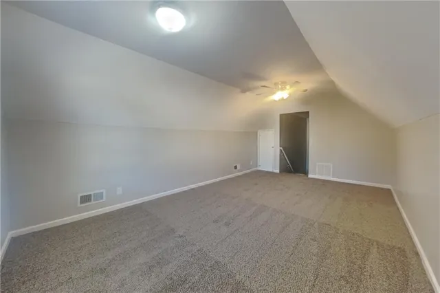 a view of empty room