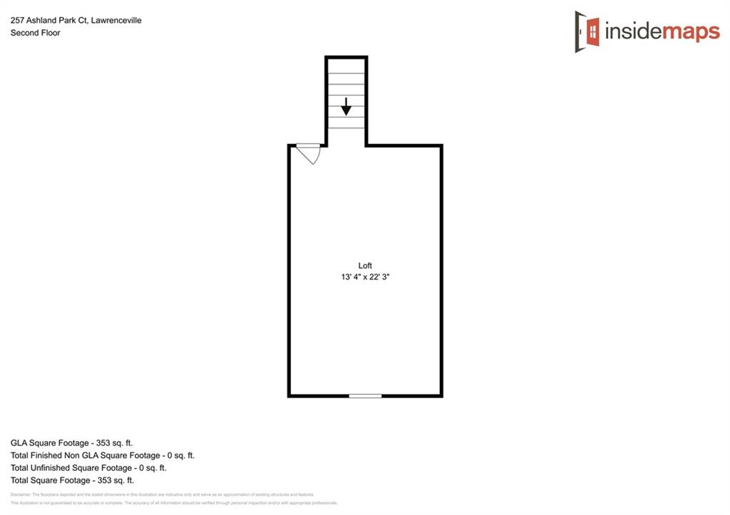 257 Ashland Park Court Southeast Lawrenceville, GA 30045 - Photo 21 of 21 a picture of a floor plan