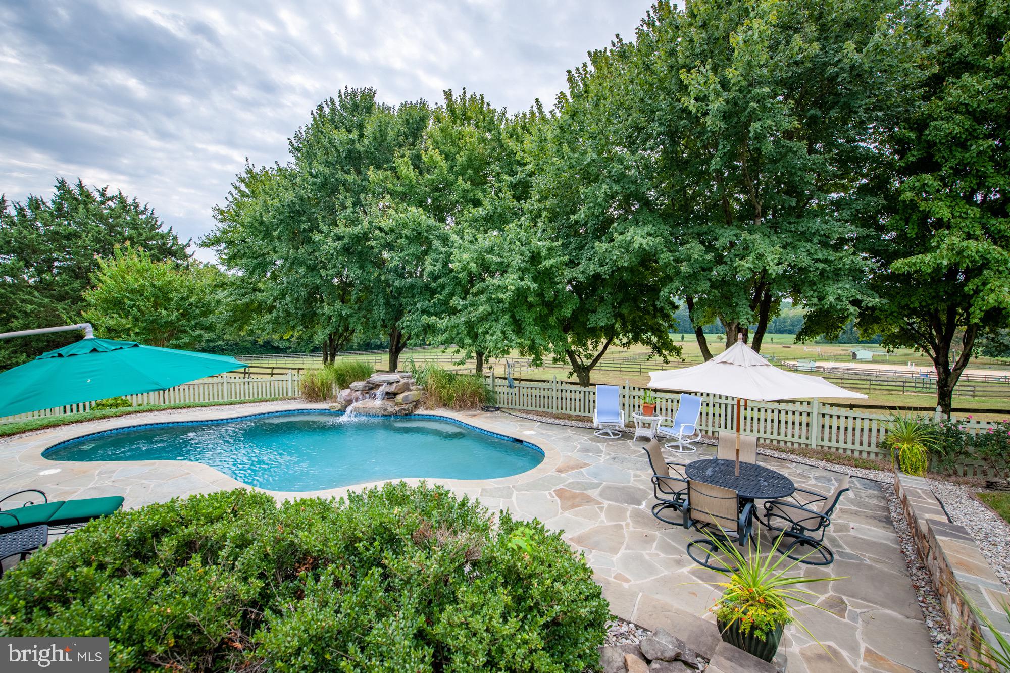 6089 Fishers Station Road Lothian, MD 20711 - Photo 51 of 75 Pool overlooking pastures