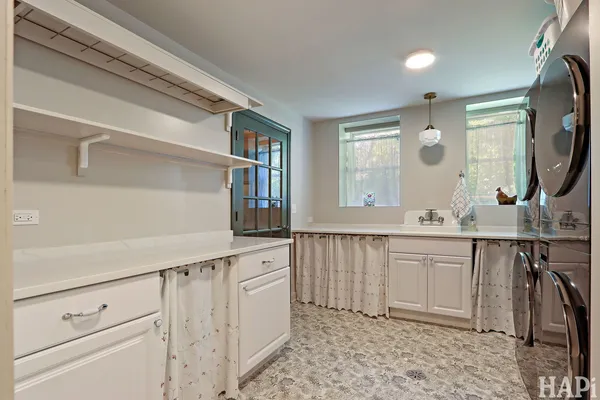 a picture of a wall with a white wall and a painting