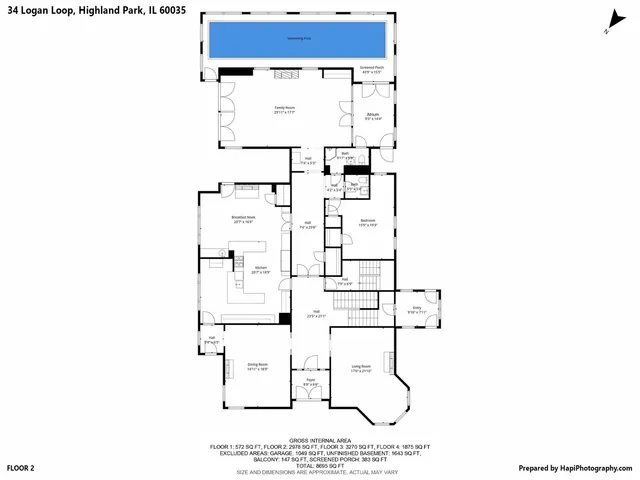 $3,800,000 | 34 Logan Loop, Highland Park, IL 60035