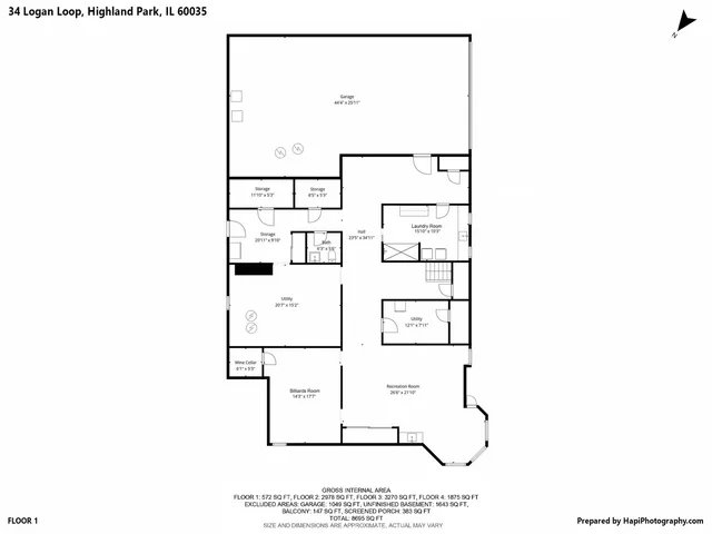 $3,800,000 | 34 Logan Loop, Highland Park, IL 60035