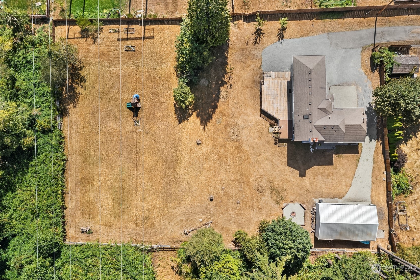 23333 45th Avenue Southeast Bothell, WA 98021 - Photo 3 of 36 an aerial view of a house with a yard